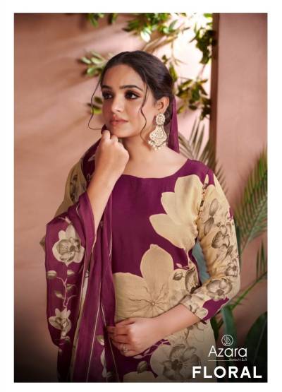 FLORAL BY AZARA DESIGNER COTTON SALWAR SUIT WHOLESALER IN INDIA